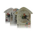 House Shape Wooden Clocks